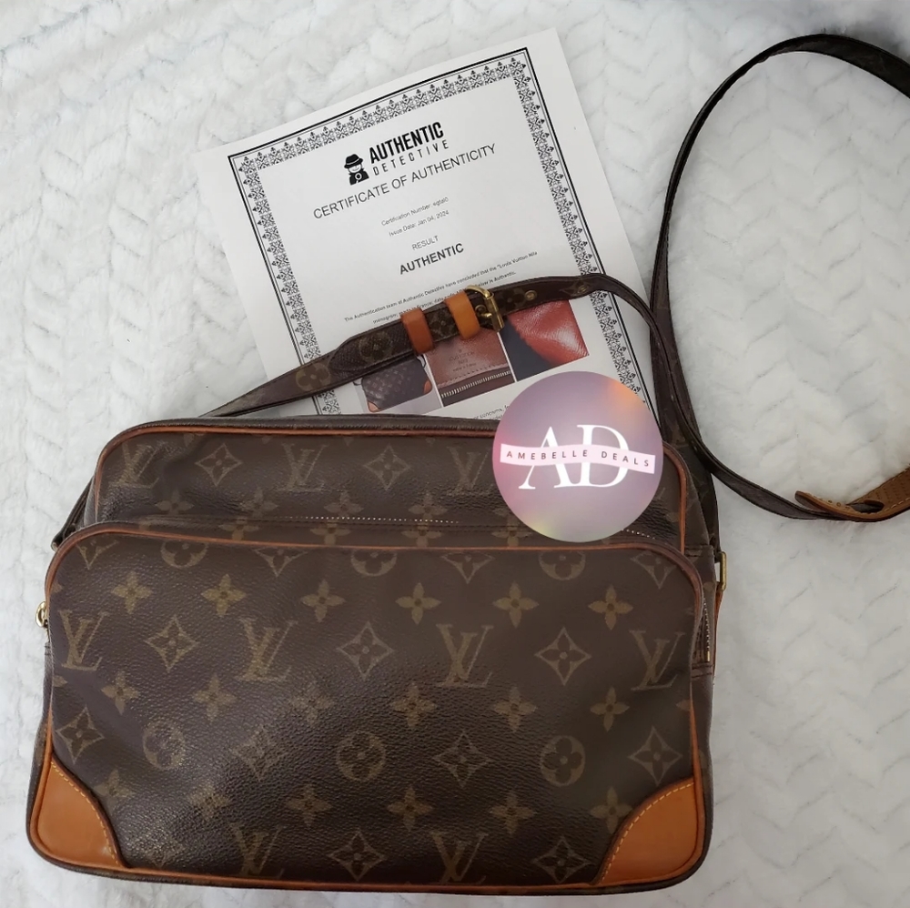 SOLD Authentic Louis Vuitton Monogram Nile Bag FREE COA